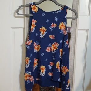 Boutique style floral tank